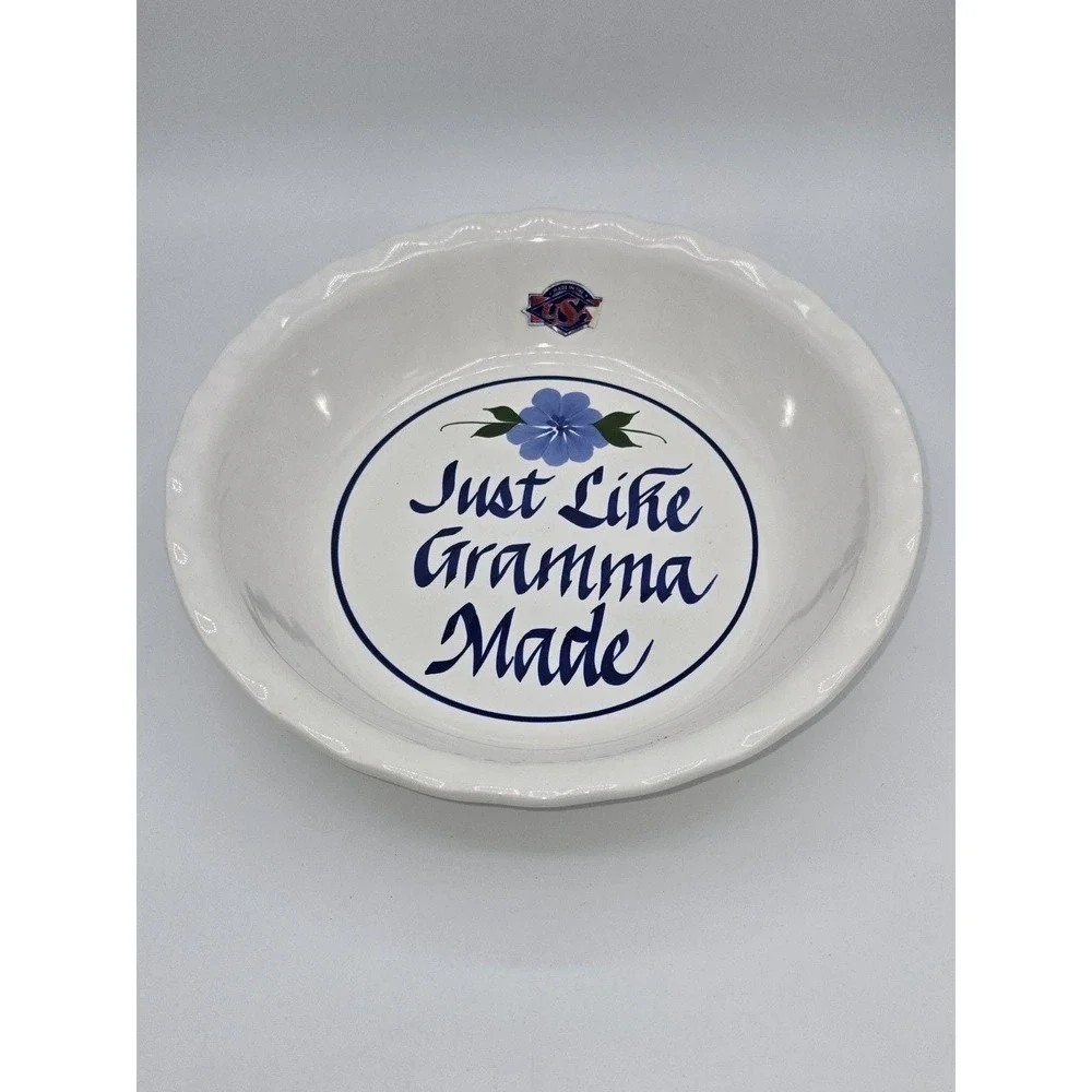 Clay Design‎ Pottery Ceramic Just Like Gramma Made Serving Bowl Made In USA 1994